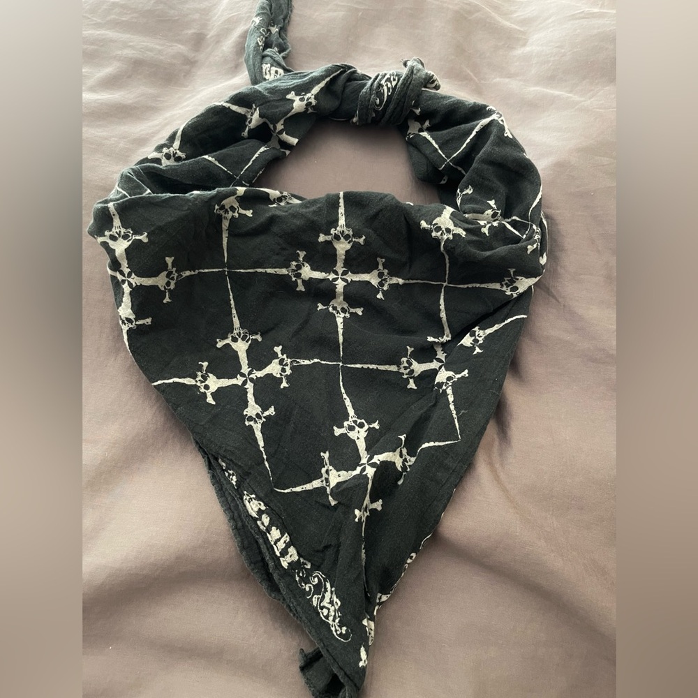 Lip service scarf bandana dagger skull scarf limited super rare for collectors